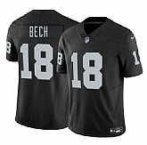 Men & Women & Youth Las Vegas Raiders #18 Jack Bech Black 2025 Draft F.U.S.E. Vapor Untouchable Stitched Jersey,baseball caps,new era cap wholesale,wholesale hats